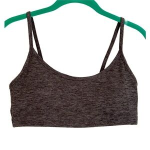 Forever 21 dark gray padded sports bra/cropped tank.  Size medium